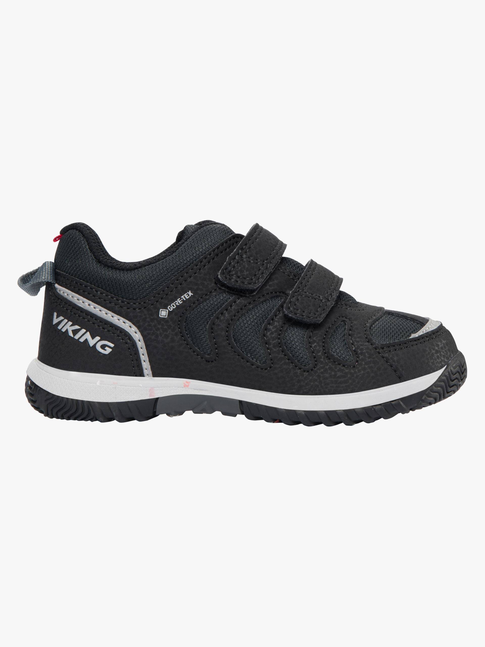 Viking Cascade 2V GTX Kinder Sneaker, Schwarz, 22, Kinderschuhe von Viking