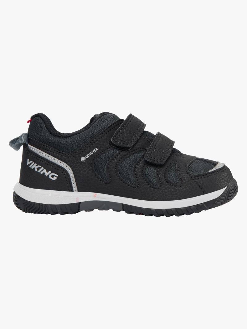 Viking Cascade 2V GTX Kinder Sneaker, Schwarz, 22, Kinderschuhe von Viking