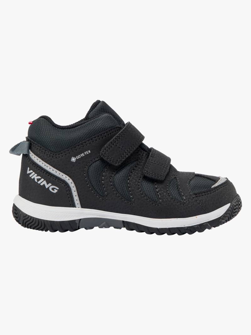 Viking Cascade 2V Mid GTX Kinder Sneaker, Black, 28, Kinderschuhe von Viking