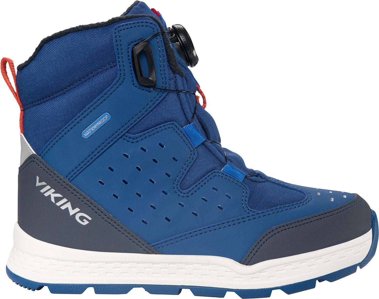 Viking Espo WP BOA Winterstiefel, Blue/Rust, 35 von Viking