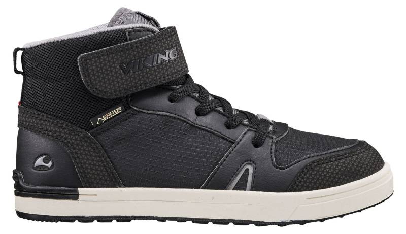 Viking Markus Mid GTX Kinder Sneaker, Black/Granite, 29, Kinderschuhe von Viking