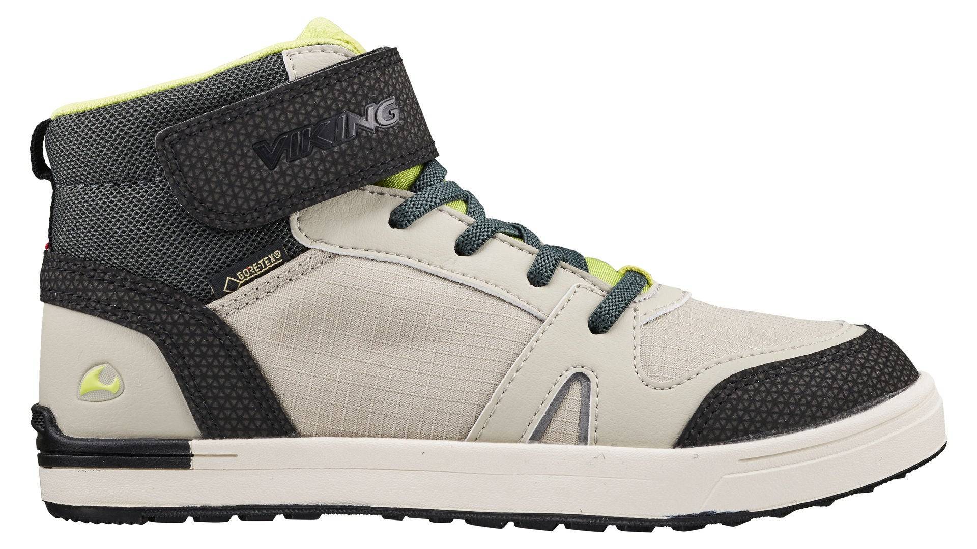 Viking Markus Mid GTX Kinder Sneaker, Light Grey/Lime, 29, Kinderschuhe Viking Markus Mid GTX Kinder Sneaker, Light Grey/Lime, 29, Kinderschuhe von Viking
