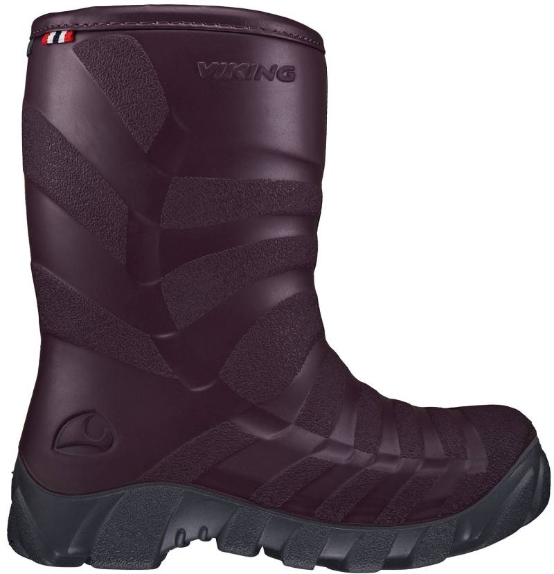 Viking Ultra Gefütterte Gummistiefel, Grape/Grey, 26, Kindergummistiefel, Kinderstiefel, Gummistiefel kinder, Kids - Bester im Test von Viking