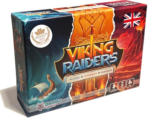 Viking Raiders | Das Kartenspiel für interaktiven Wikinger-Spaß für 2–5 Personen ab 9 Jahren | Reisetaugliche Schachtel mit 198 Karten | Ideal als Familienspiel, für Spieleabende und den Urlaub Viking Raiders | Das Kartenspiel für interaktiven Wikinger-Spaß für 2–5 Personen ab 9 Jahren | Reisetaugliche Schachtel mit 198 Karten | Ideal als Familienspiel, für Spieleabende und den Urlaub von Viking Raiders