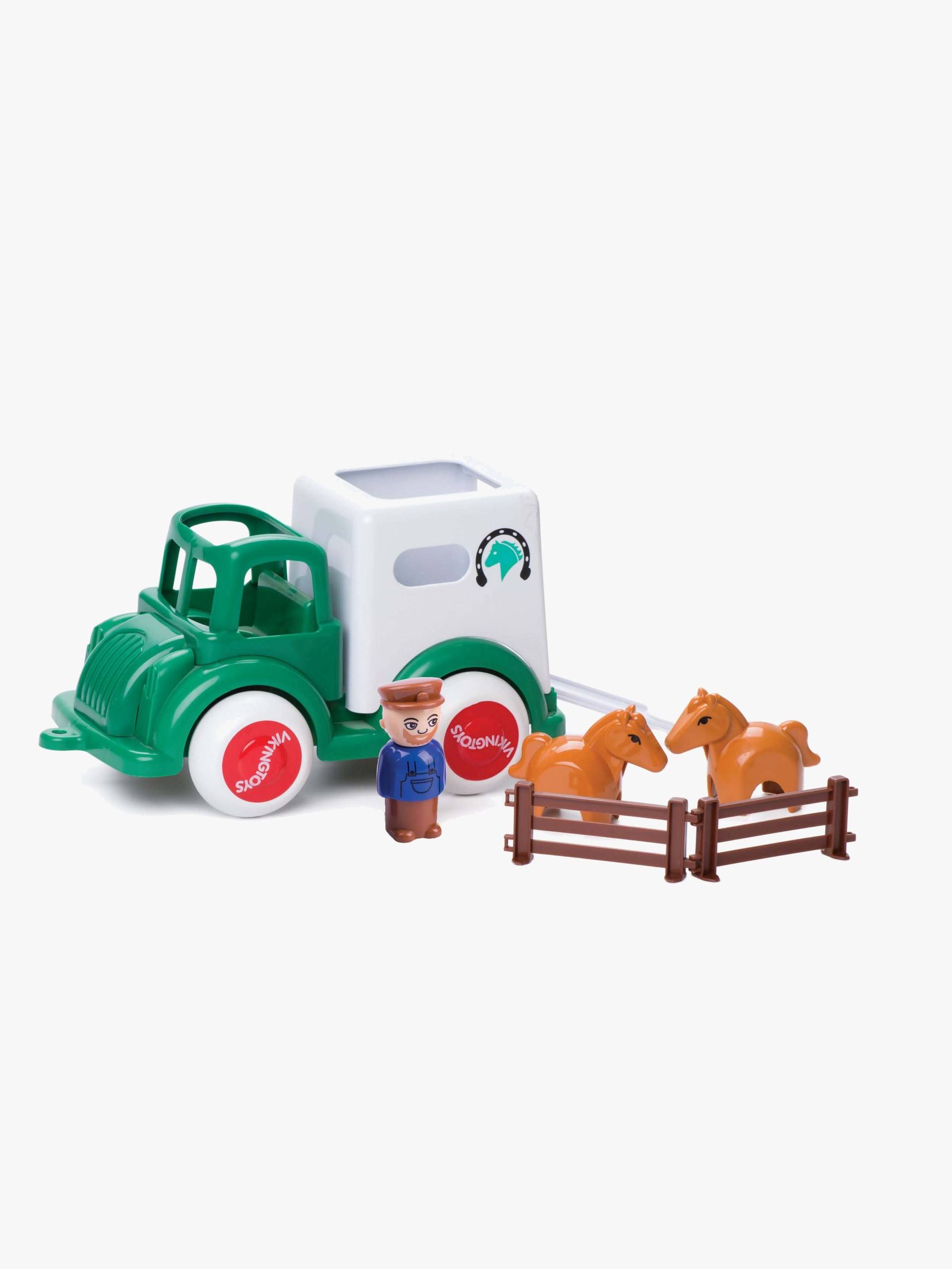 Viking Toys Jumbo Spielset Pferdetransporter 28 cm von Viking Toys