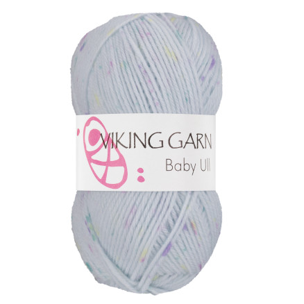 Viking Garn Baby Wolle 3332 Blau Print von Viking of Norway