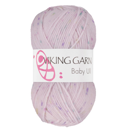 Viking Garn Baby Wolle 3381 Rosa Print von Viking of Norway