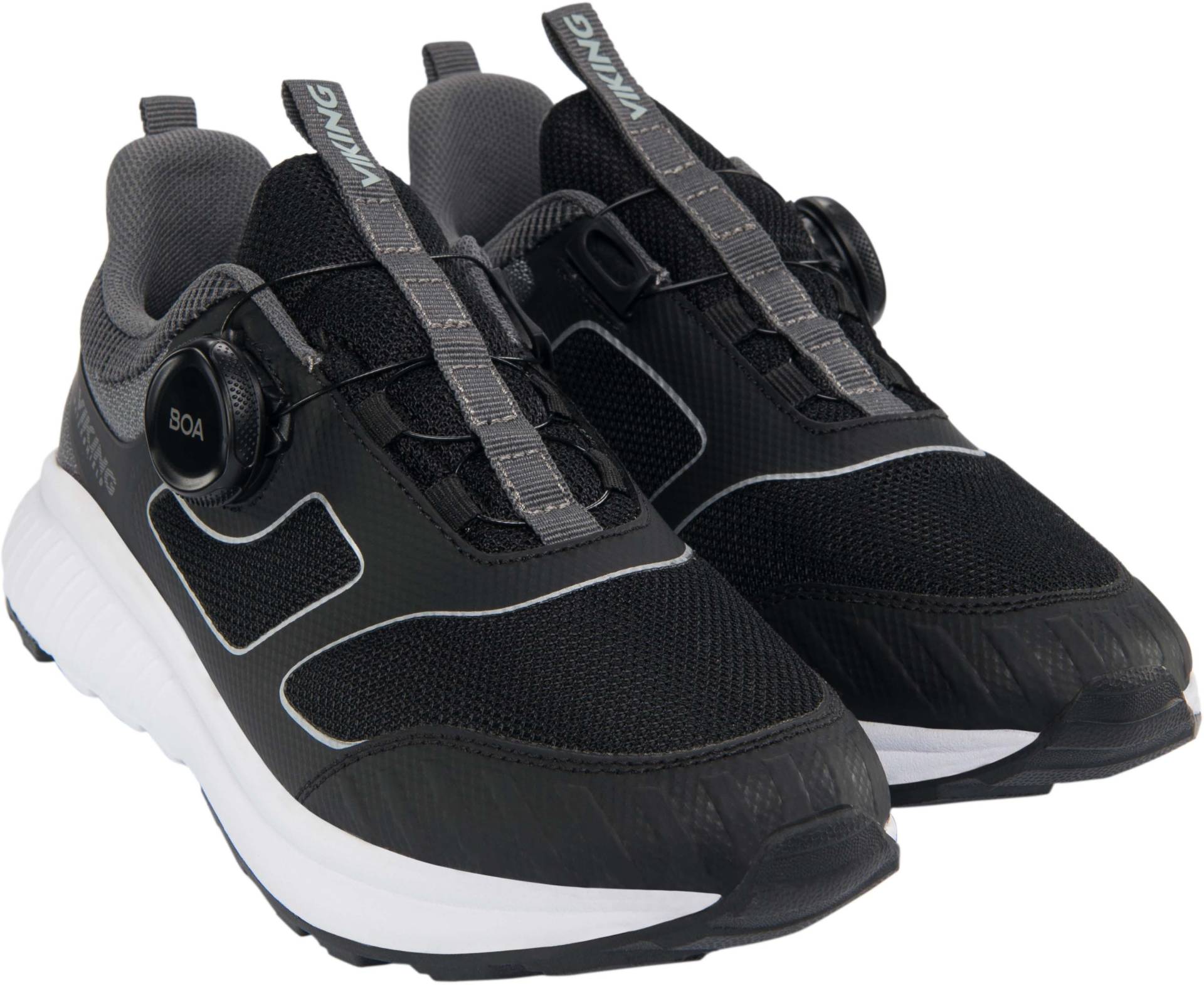 Viking Aero WP BOA Kinder Sneaker, Black/Charcoal, 37, Kinderschuhe Viking Aero WP BOA Kinder Sneaker, Black/Charcoal, 37, Kinderschuhe von Viking