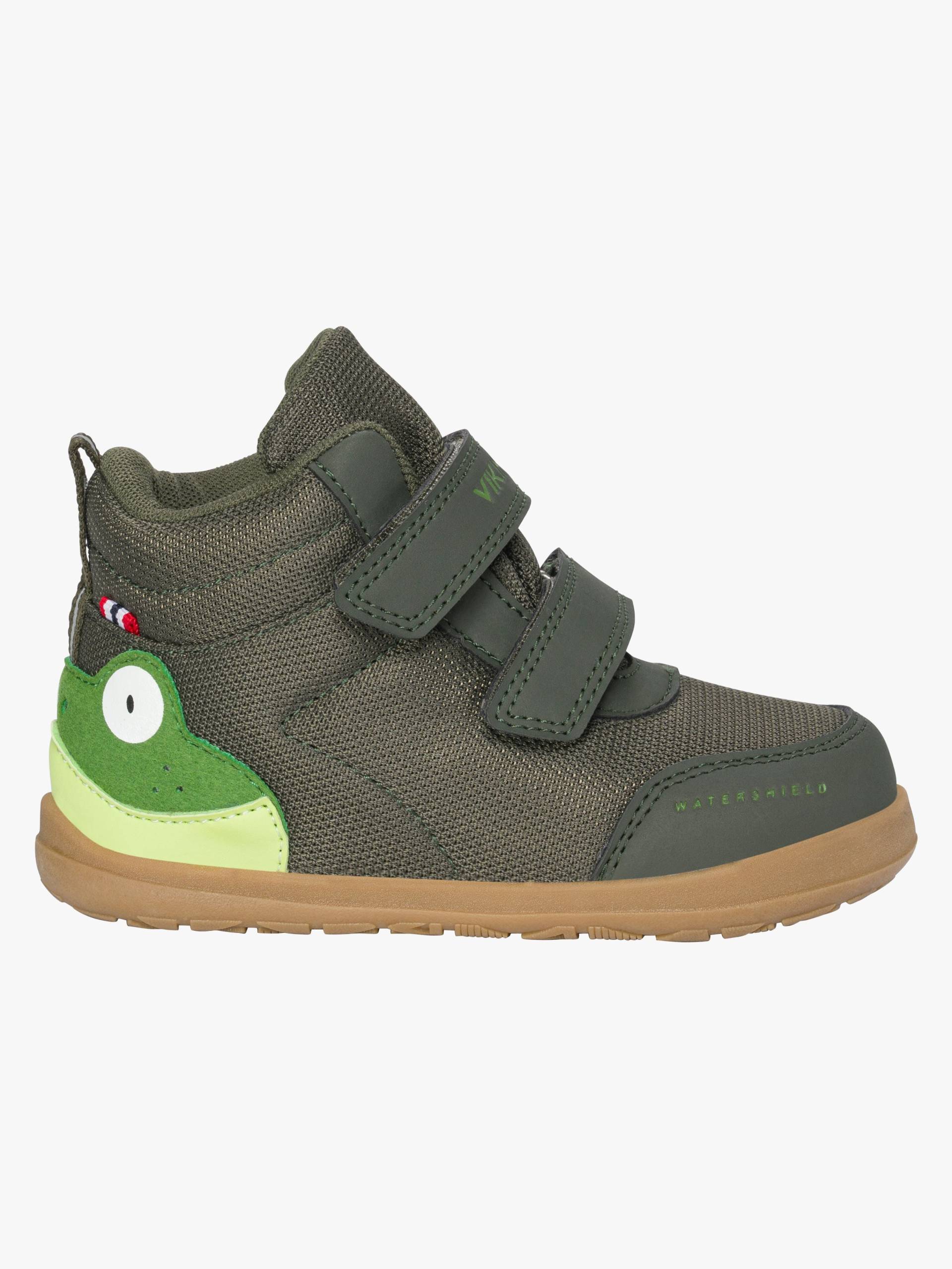 Viking Alv Barefoot Paw 2V Mid Wasserdichte Kinder Sneaker, Pine, 22, Kinderschuhe Viking Alv Barefoot Paw 2V Mid Wasserdichte Kinder Sneaker, Pine, 22, Kinderschuhe von Viking