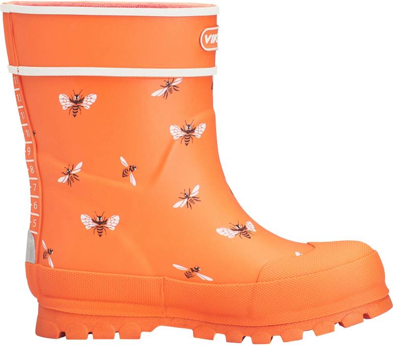 Viking Alv Jolly Gummistiefel, Orange/White, 26, Kindergummistiefel, Kinderstiefel, Gummistiefel kinder, Kids von Viking