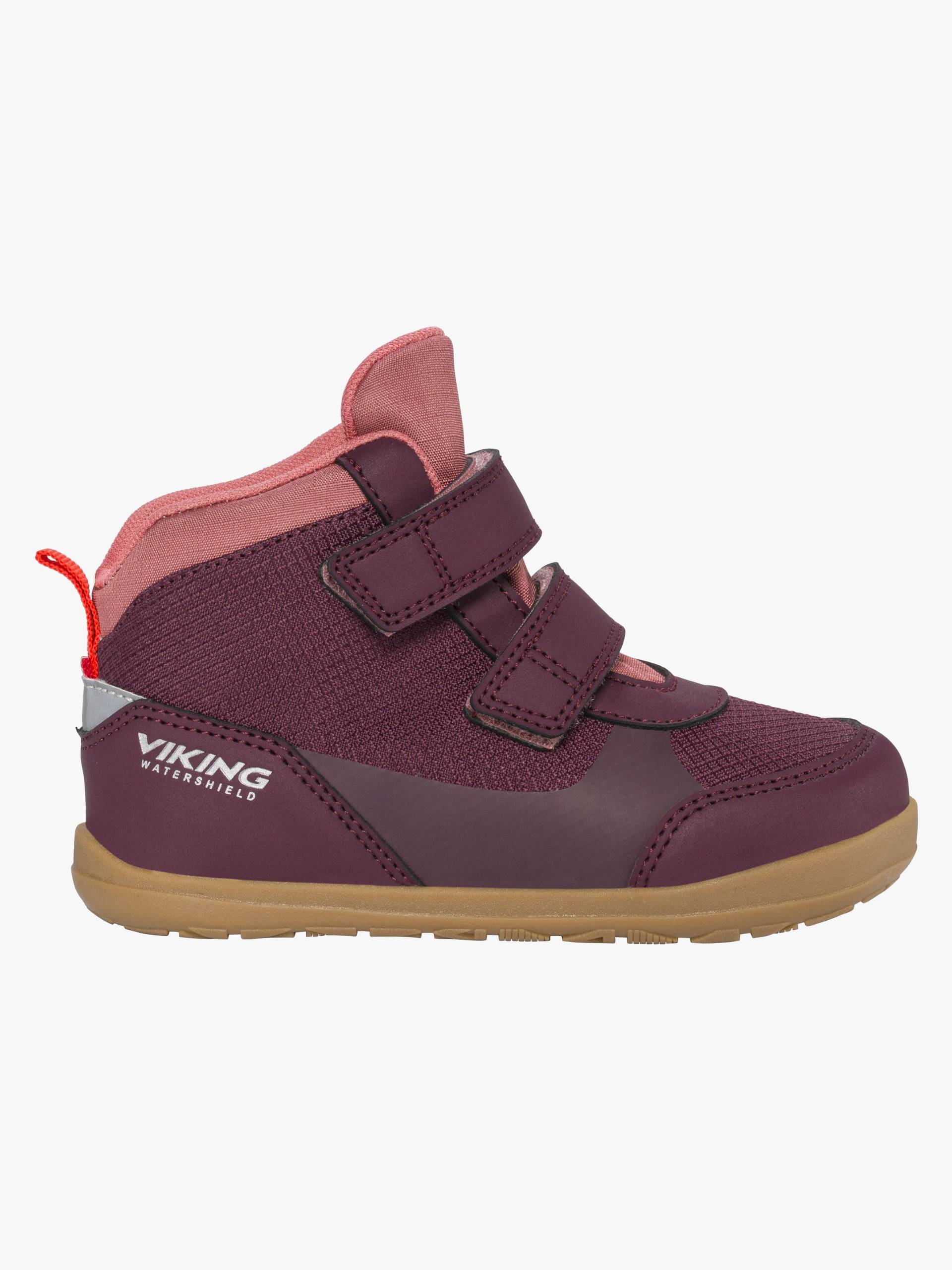 Viking Aspen Barefoot 2V Mid Wasserdichte Kinder Sneaker, Plum, 29, Kinderschuhe Viking Aspen Barefoot 2V Mid Wasserdichte Kinder Sneaker, Plum, 29, Kinderschuhe von Viking