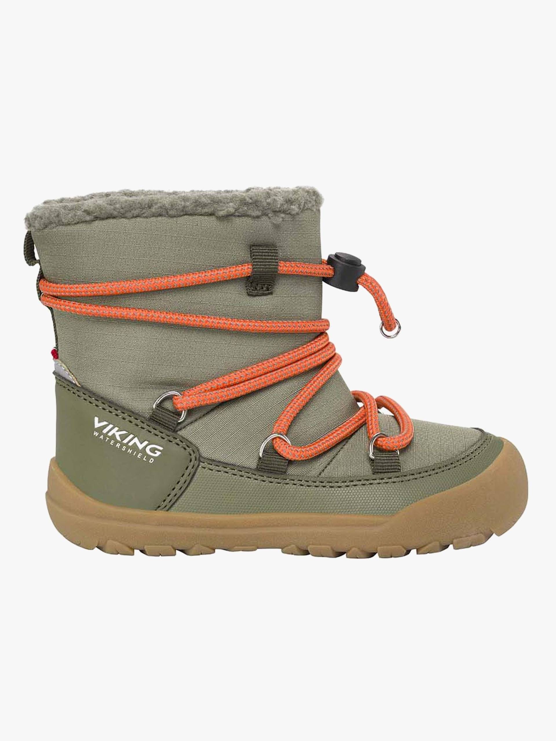 Viking Birch Barefoot WP Pull-On Winterstiefel, Olive, 24 Viking Birch Barefoot WP Pull-On Winterstiefel, Olive, 24 von Viking