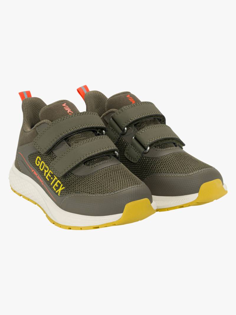 Viking Bouncy GTX 2V Kinder Sneaker, Olive, 28, Kinderschuhe von Viking