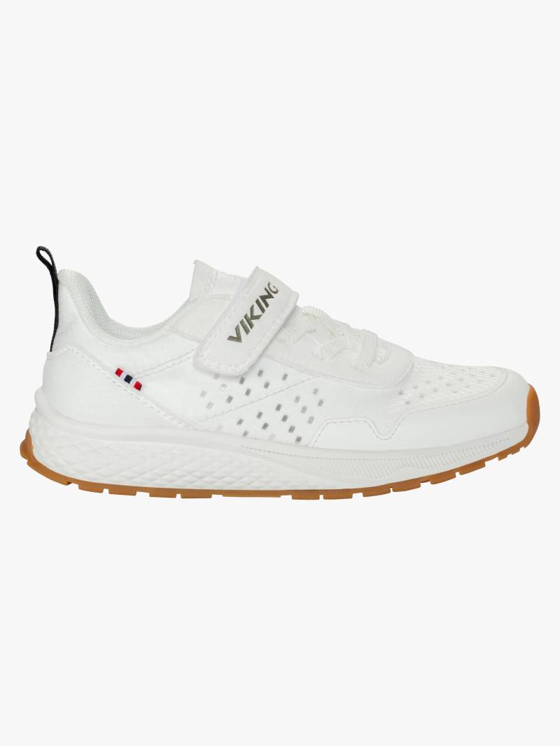 Viking Bouncy Sol 1V Kinder Sneaker, White, 36, Kinderschuhe von Viking