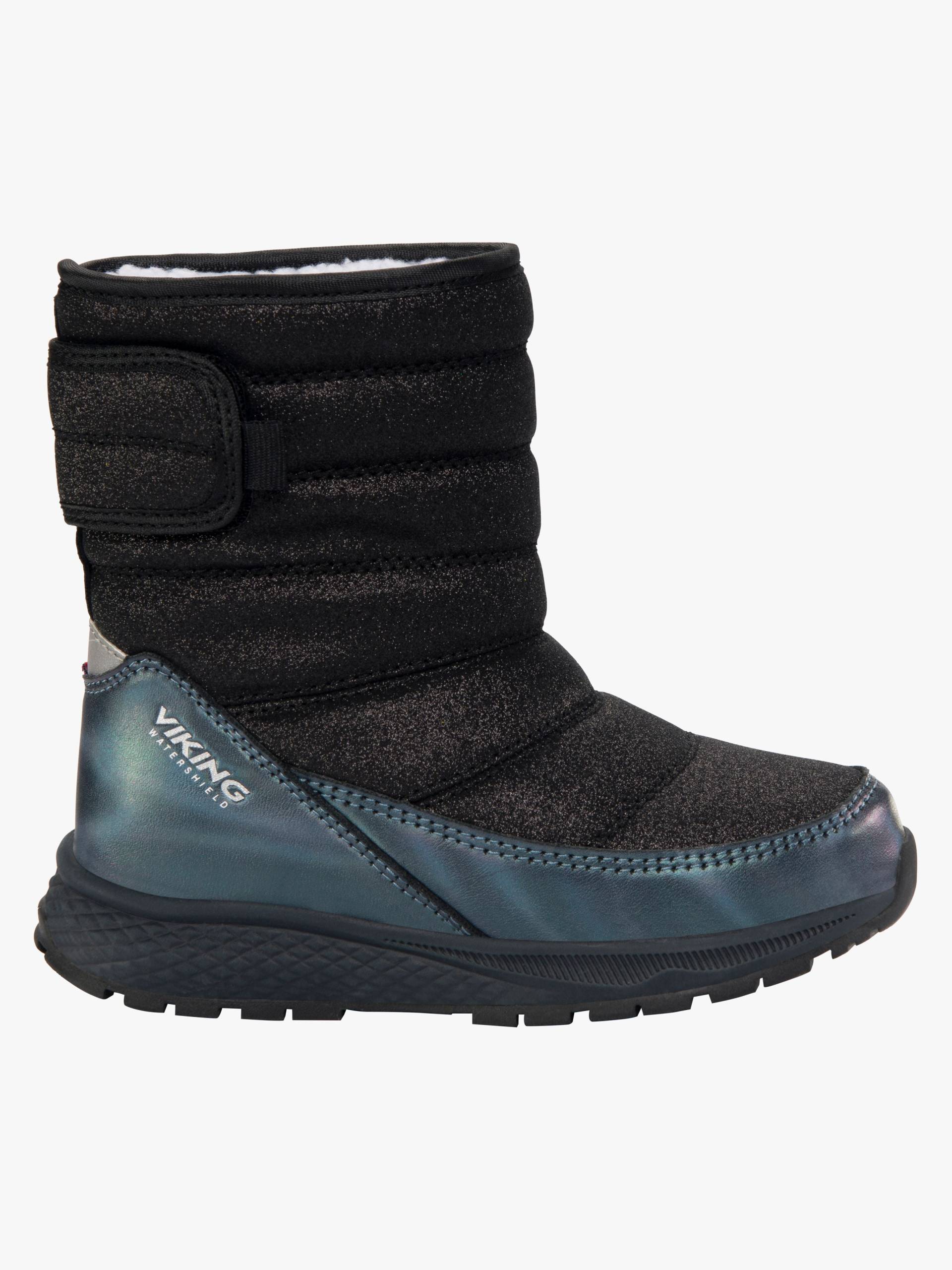 Viking Equip Glitter Pull-On WP Winterstiefel, Schwarz, 26 von Viking