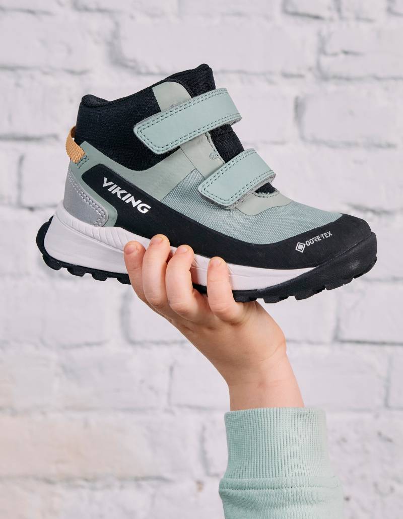 Viking Expower Mid GTX 2V Kinder Sneaker, Green, 25, Kinderschuhe von Viking
