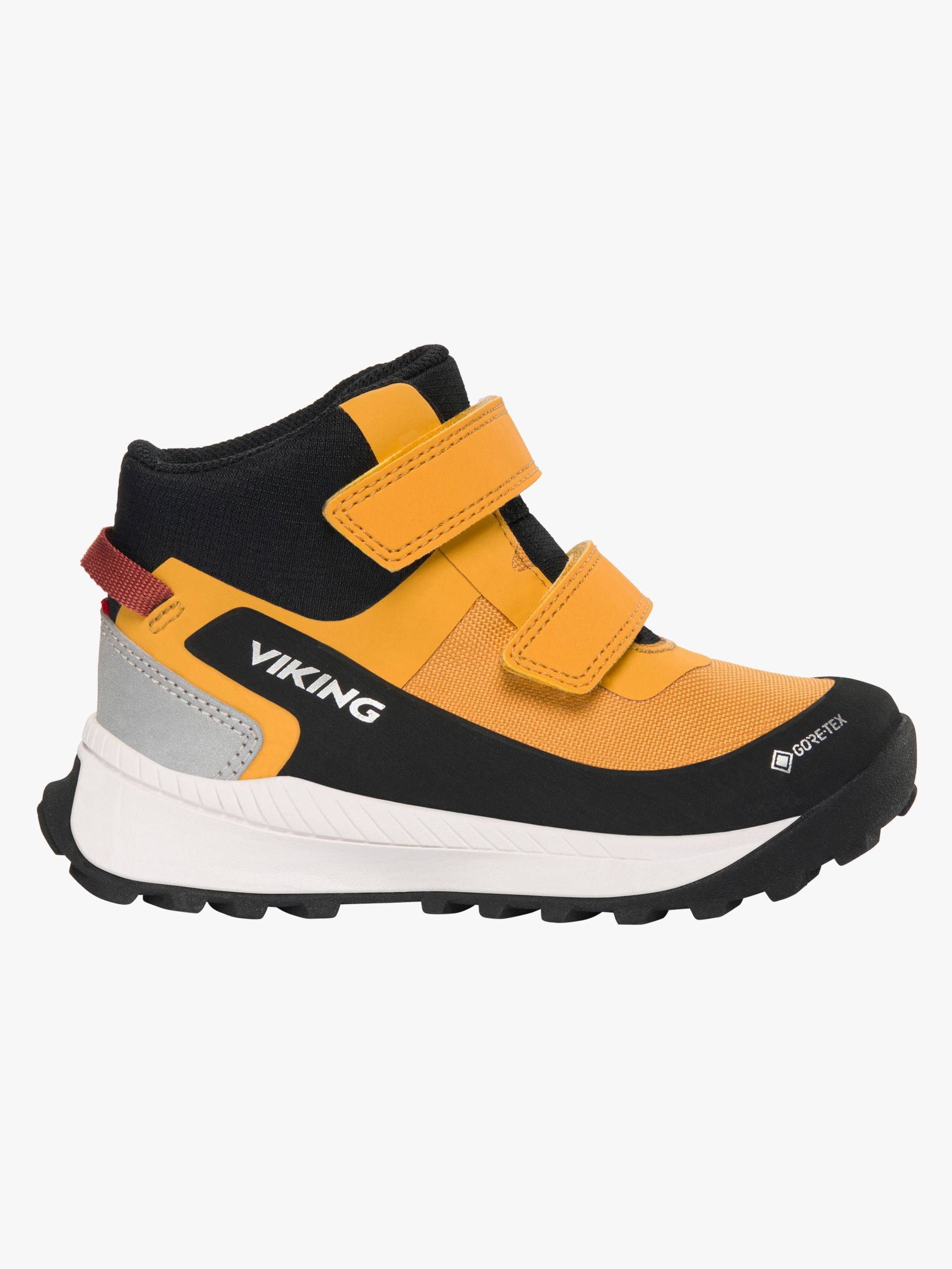 Viking Expower Mid GTX 2V Kinder Sneaker, Mustard, 27, Kinderschuhe von Viking