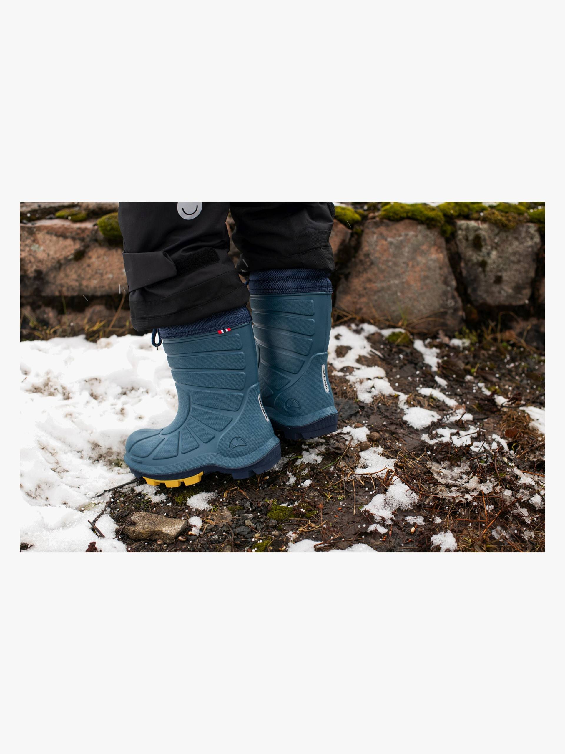 Viking Extreme  Gefüttert Gummistiefel, Petrol, 26, Kindergummistiefel, Kinderstiefel, Gummistiefel kinder, Kids von Viking