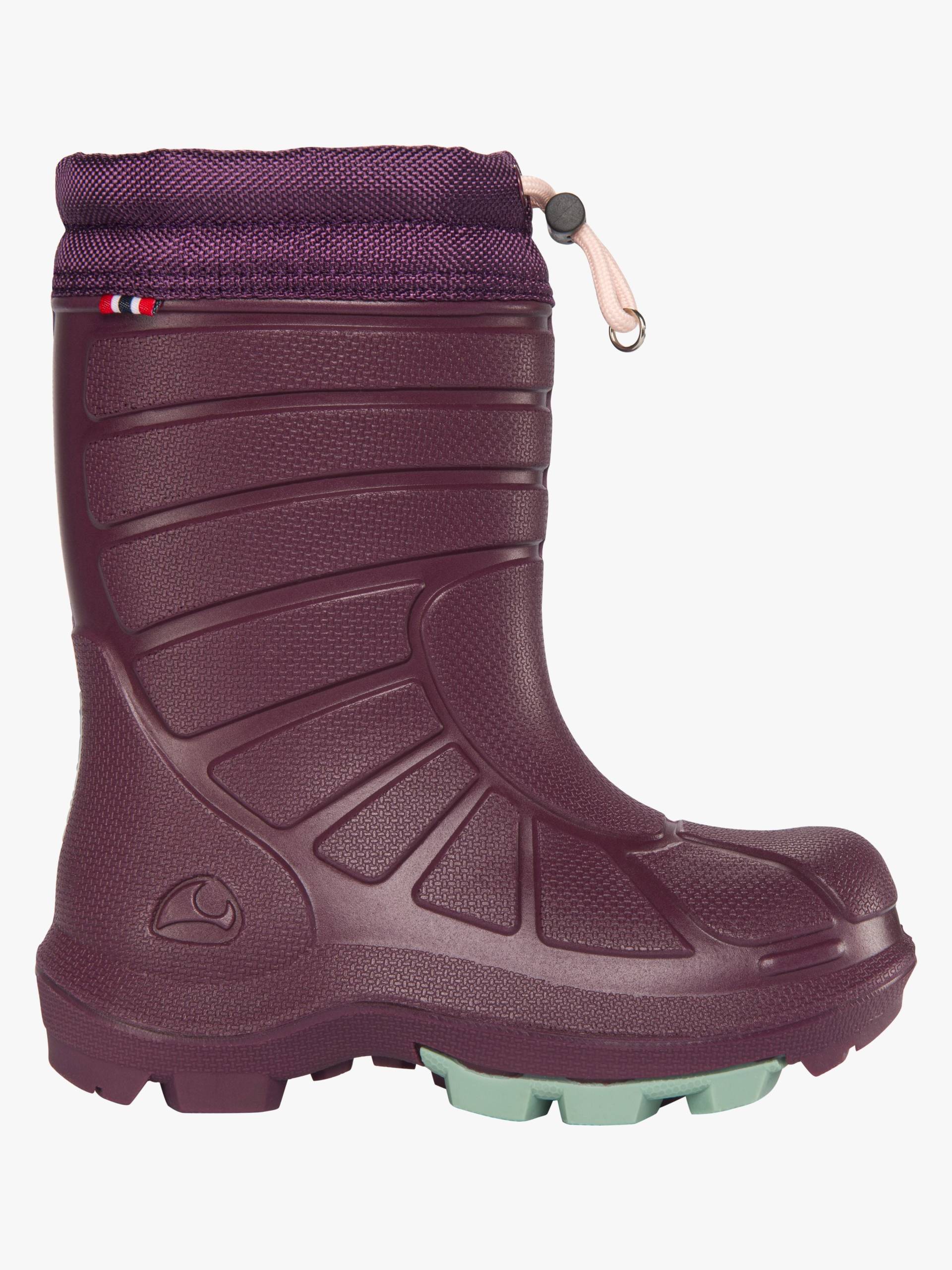 Viking Extreme Gefütterte Gummistiefel, Plum, 22, Kindergummistiefel, Kinderstiefel, Gummistiefel kinder, Kids von Viking