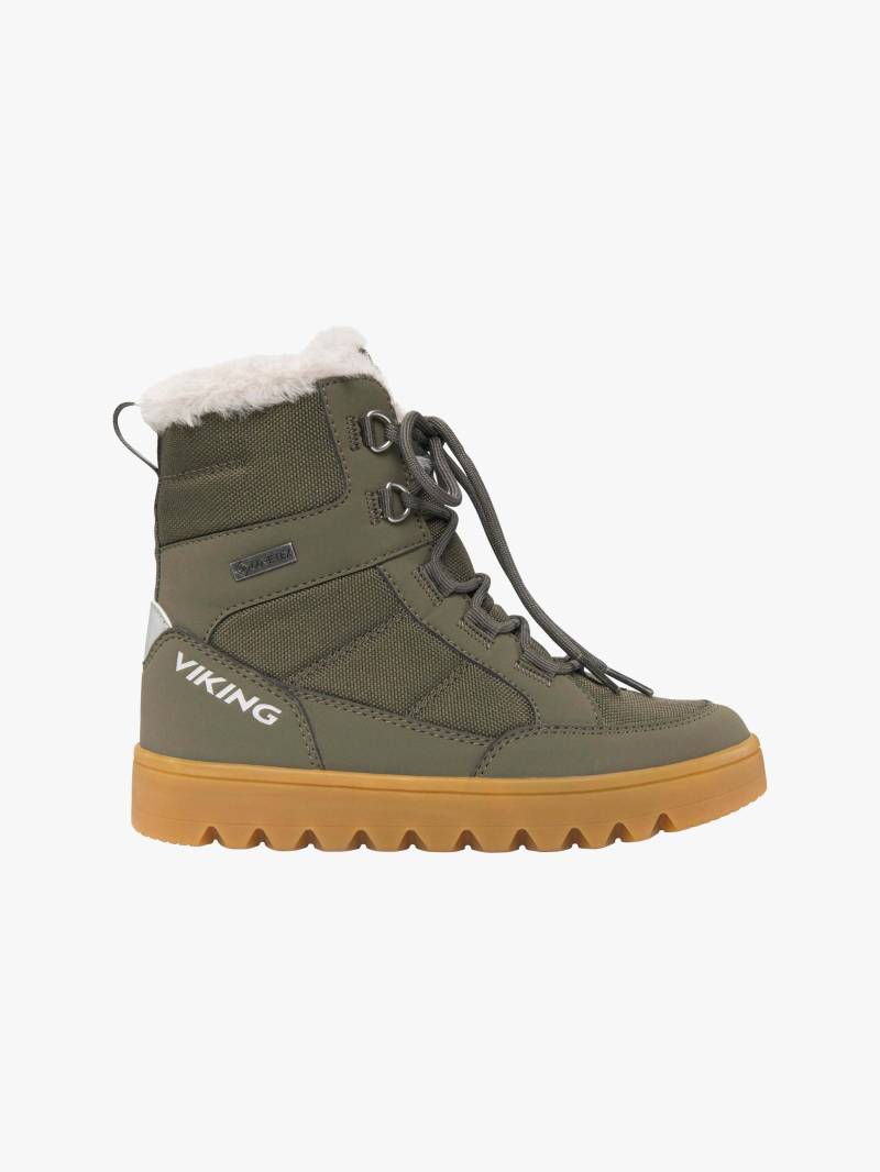 Viking Fleek Zip GTX Winterstiefel, Pine/Olive, 40 von Viking