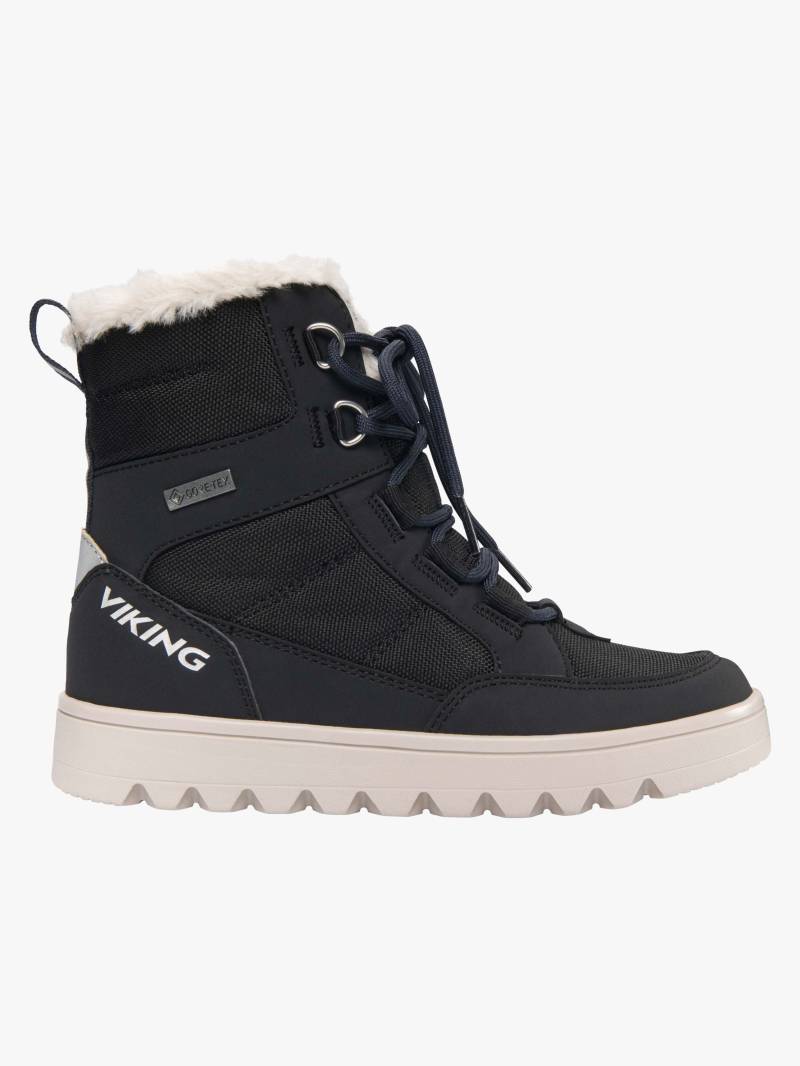 Viking Fleek Zip GTX Winterstiefel, Schwarz, 35 von Viking