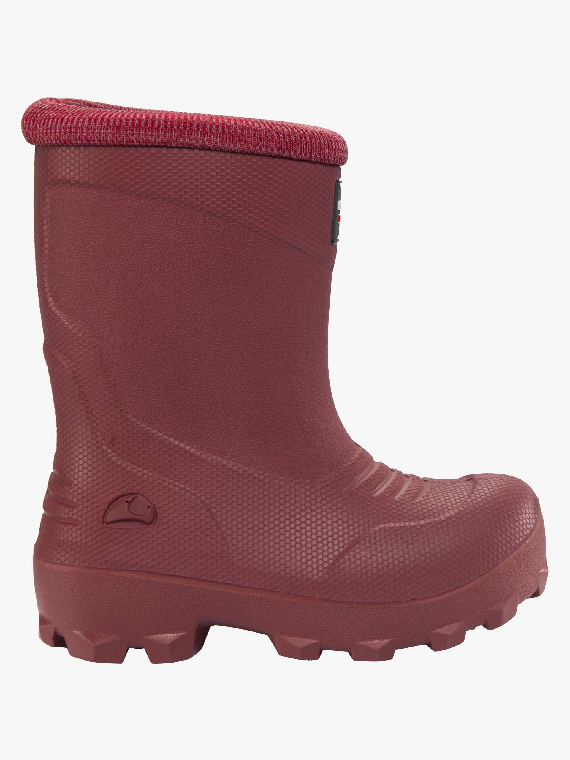 Viking Frost Fighter Gefütterte Gummistiefel, Dark Pink, 28, Kindergummistiefel, Kinderstiefel, Gummistiefel kinder, Kids von Viking