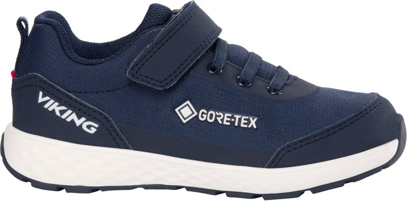 Viking Fun 1V GTX Kinder Sneaker, Navy/White, 25, Kinderschuhe von Viking