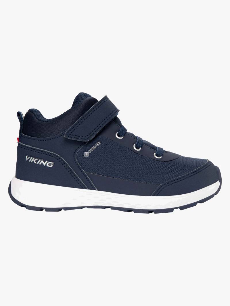 Viking Fun Mid GTX 1V Kinder Sneaker, Navy, 22, Kinderschuhe von Viking