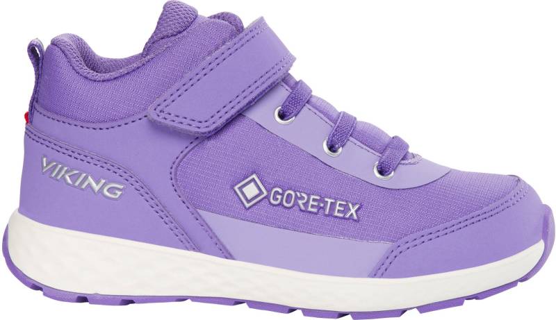 Viking Fun Mid GTX 1V Kinder Sneaker, Violet, 26, Kinderschuhe von Viking