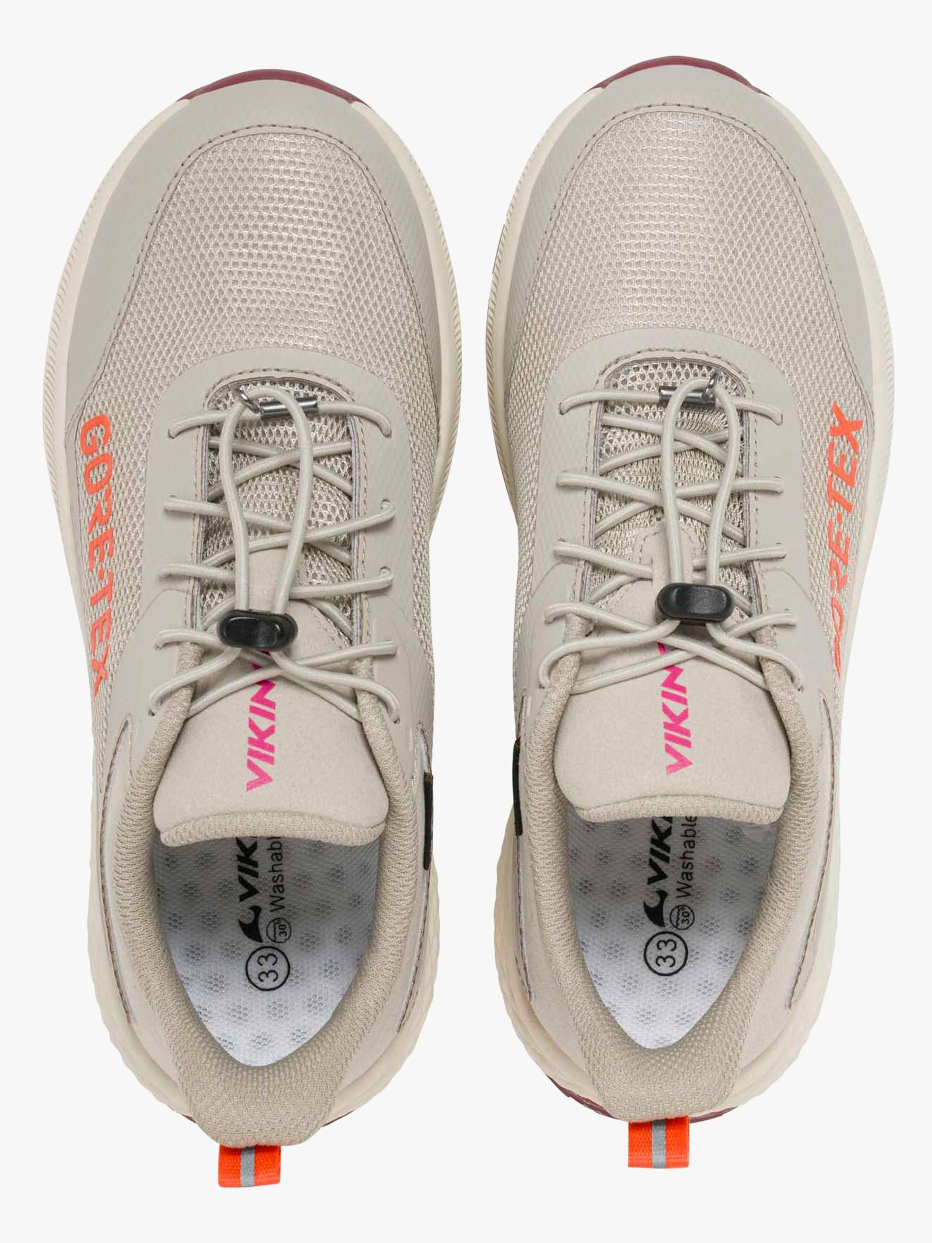 Viking Impact SL GTX Kinder Sneaker, Cement, 30, Kinderschuhe von Viking