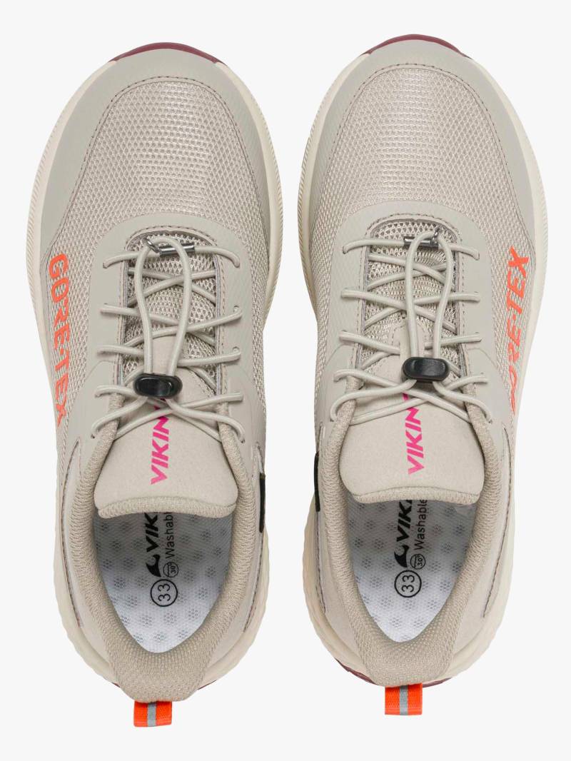 Viking Impact SL GTX Kinder Sneaker, Cement, 31, Kinderschuhe von Viking