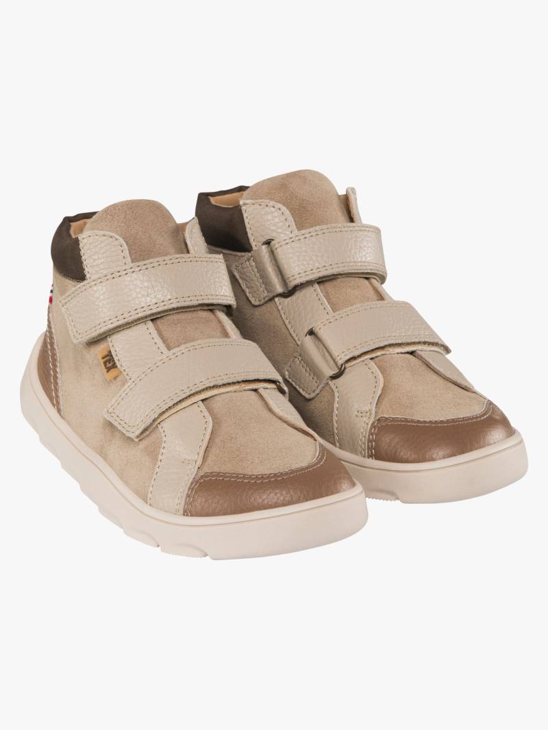 Viking Molde Barefoot Mid TEX 2V Kinder Sneaker, Dark Natural, 26, Kinderschuhe von Viking