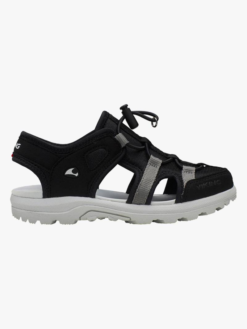 Viking Sandvika Kinder Sandalen, Schwarz, 34 von Viking
