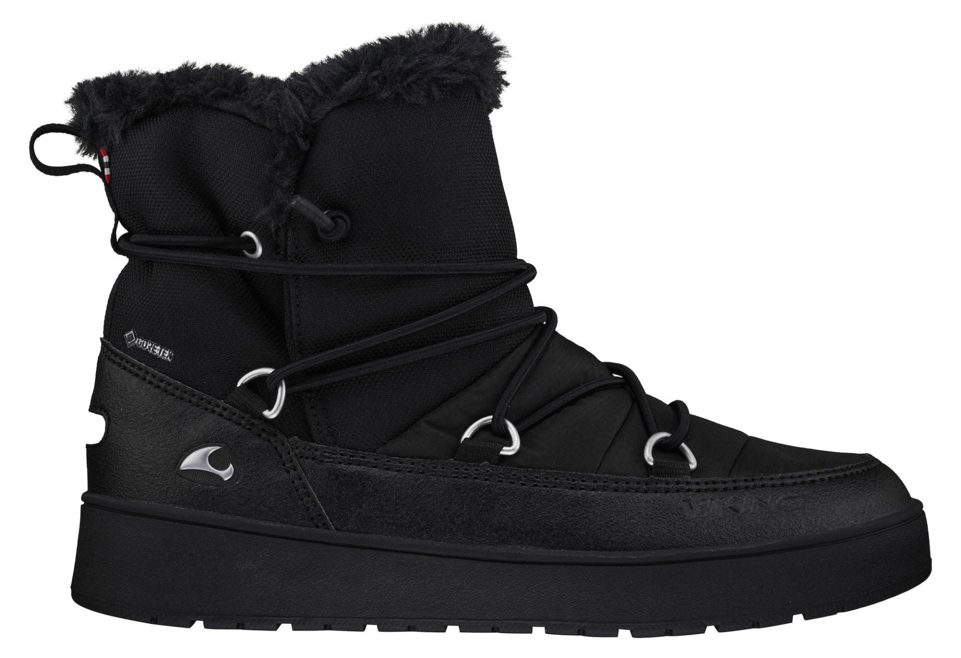 Viking Snofnugg Mid GTX Warm Winterstiefel, Black, 33 von Viking