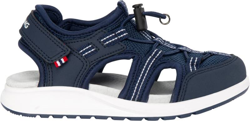 Viking Thrill 1V SL Kinder Sandalen, Navy/Light Grey, 23 von Viking