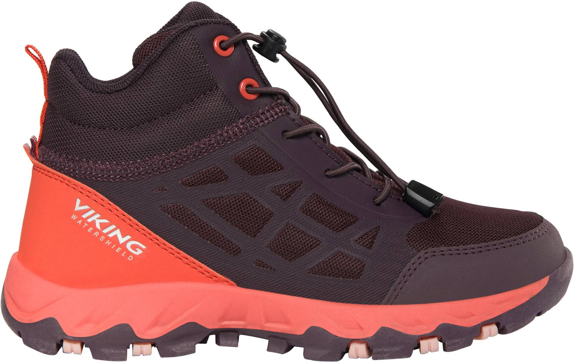 Viking Track Mid SL WP Kinder Sneaker, Plum, 30, Kinderschuhe Viking Track Mid SL WP Kinder Sneaker, Plum, 30, Kinderschuhe von Viking