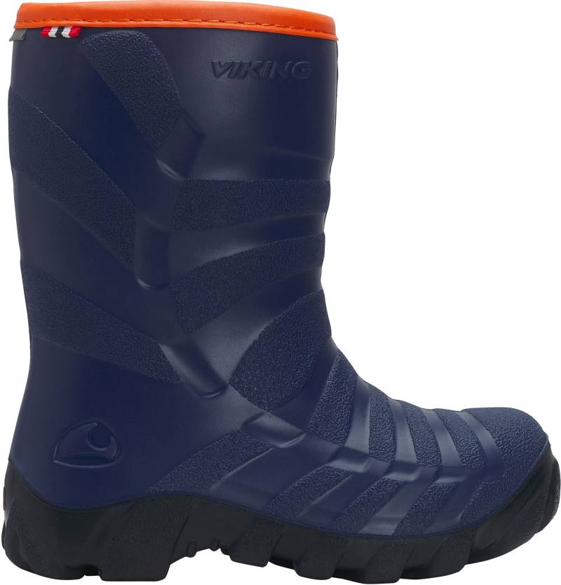 Viking Ultra Gefütterte Gummistiefel, Cobolt/Navy, 25, Kindergummistiefel, Kinderstiefel, Gummistiefel kinder, Kids - Bester im Test von Viking