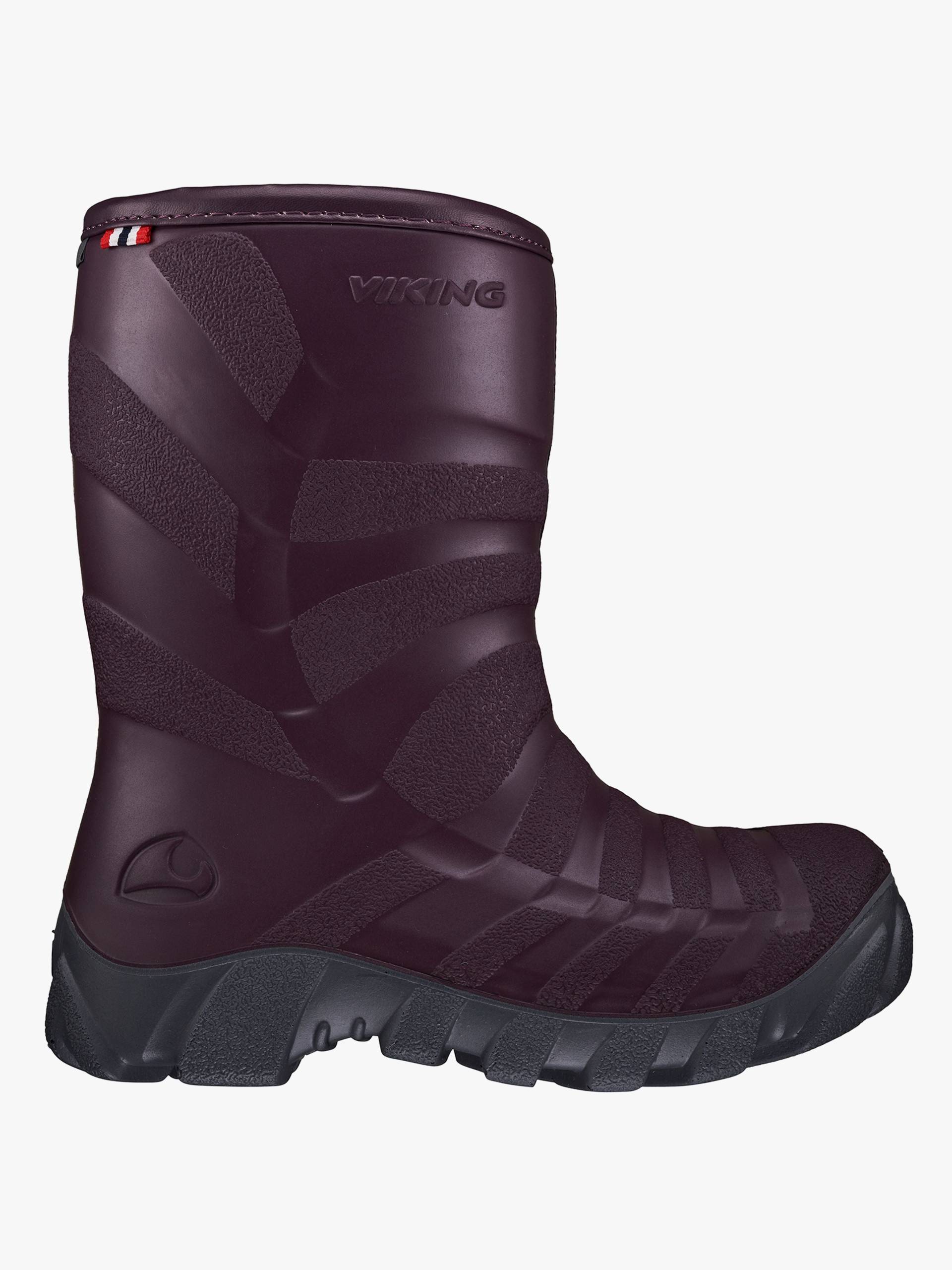 Viking Ultra Gefütterte Gummistiefel, Grape/Grey, 32, Kindergummistiefel, Kinderstiefel, Gummistiefel kinder, Kids - Bester im Test von Viking