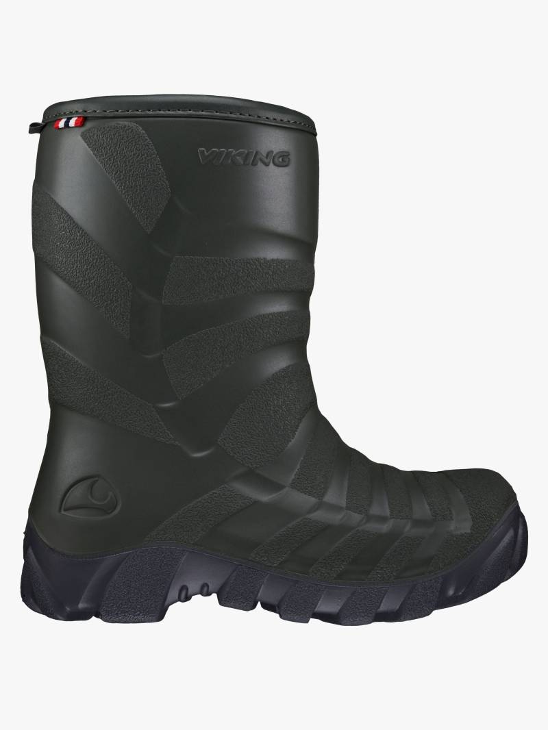 Viking Ultra Gefütterte Gummistiefel, Schwarz/Grau, 38, Kindergummistiefel, Kinderstiefel, Gummistiefel kinder, Kids - Bester im Test von Viking