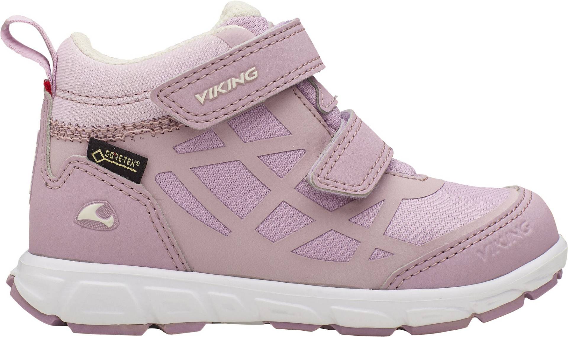 Viking Veme Reflex 2V Mid GTX Kinder Sneaker, Light Pink, 27, Kinderschuhe von Viking