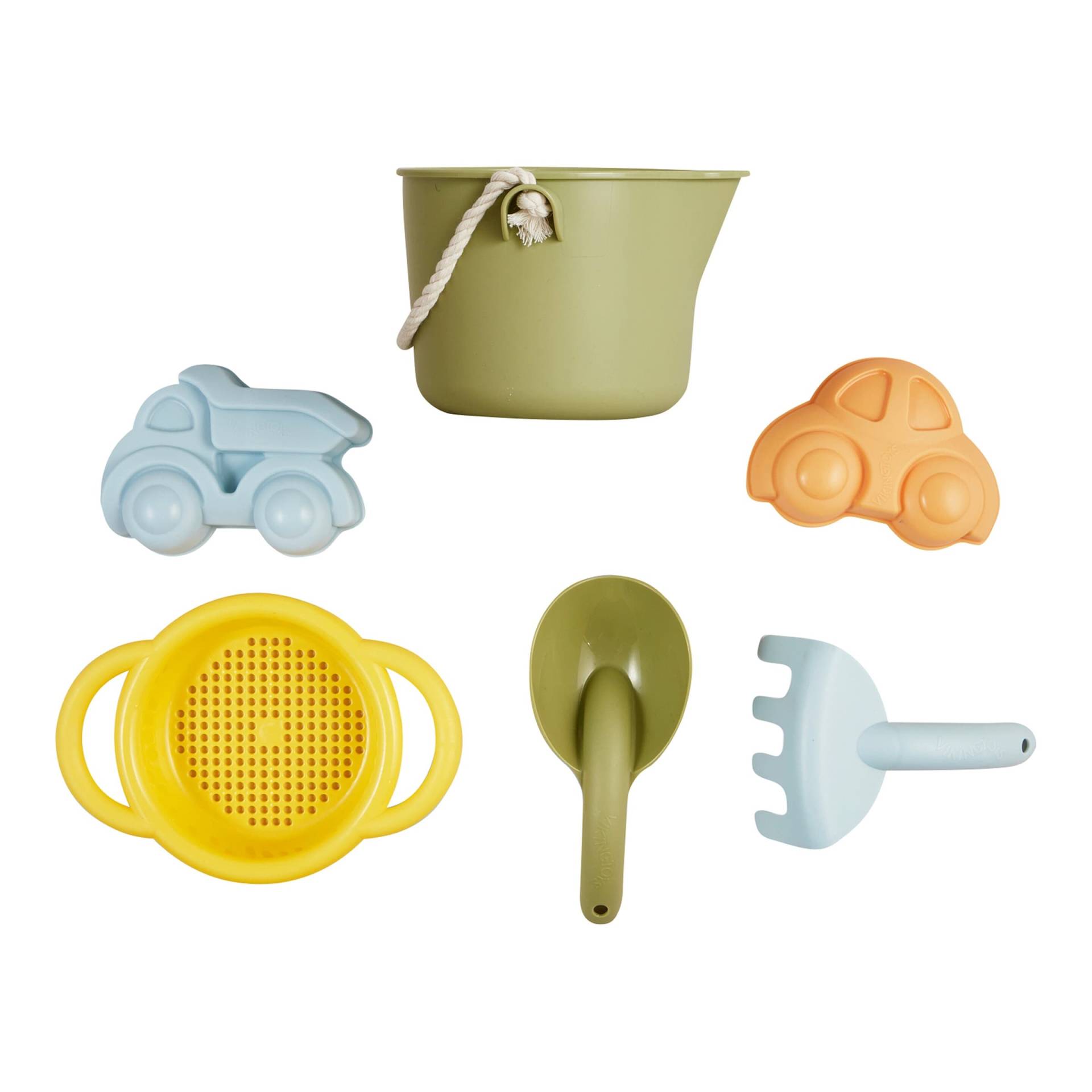 Vikingtoys Sandspielzeug-Set 6-tlg. - Ecoline von Vikingtoys