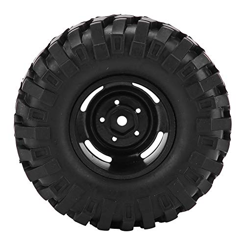 4-teilige Radreifen, Gummi-RC-Autoreifen mit Naben für RC-Crawler-Geländewagen im Maßstab 1:10, RC-Radreifen 4-teilige Radreifen, Gummi-RC-Autoreifen mit Naben für RC-Crawler-Geländewagen im Maßstab 1:10, RC-Radreifen von Vikye