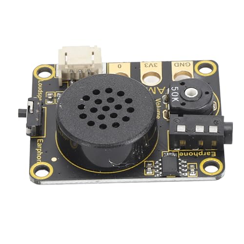 Vikye Microbit-Erweiterungskarte, NS8002 Bridge-Audioverstärker-Lautsprechermodul, Dynamische Audio-Lautsprecher-Erweiterungskarte mit Stabiler Ausgangsleistung von Vikye