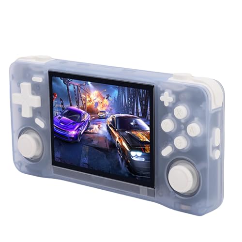 Vikye XF35H Handheld -Spielkonsole, 3,5 -Zoll -Retro -Spielekonsole, Wiederaufladbare Klassische 4000 -mAh -Doppel -Joysticks Handheld -Gaming -Konsole (Blue #14) von Vikye