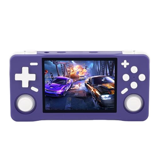 Vikye XF35H Handheld -Spielkonsole, 3,5 -Zoll -Retro -Spielekonsole, Wiederaufladbare Klassische 4000 -mAh -Doppel -Joysticks Handheld -Gaming -Konsole (Indigo Blau #15) von Vikye