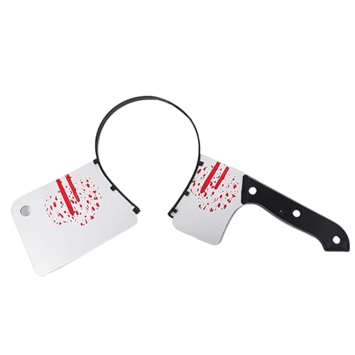 VilaGi Halloween Fake Knife Headband Halloween Scary Props Headband Costume Prop for Adults Horror Theme Decorations Plastic Hair Accessories for Spooky Party Cosplay Fancy Dress Party Accessories VilaGi Halloween Fake Knife Headband Halloween Scary Props Headband Costume Prop for Adults Horror Theme Decorations Plastic Hair Accessories for Spooky Party Cosplay Fancy Dress Party Accessories von VilaGi