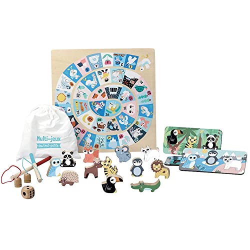 Coffret multi-jeux en bois : Multi-Jeux des tout-petits Iceland Michelle Carlslund von Vilac