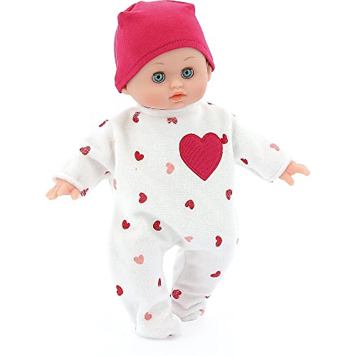 Petitcollin Puppe für Kinder, weich, 28 cm, Eden ab 18 Monate, 622870, Beige von Petitcollin
