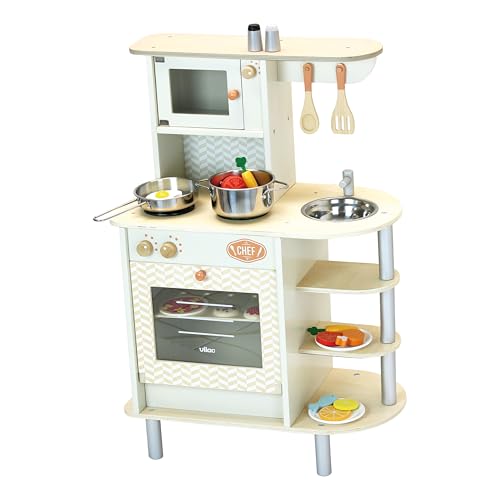 VILAC - Spiele und Spielzeug – Holzspielzeug – voll ausgestattete Küche – Utensilien – Obst – Gemüse – Spiel für Kinder ab 3 Jahren 8110 VILAC - Spiele und Spielzeug – Holzspielzeug – voll ausgestattete Küche – Utensilien – Obst – Gemüse – Spiel für Kinder ab 3 Jahren 8110 von Vilac