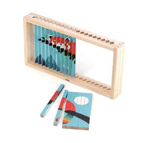 VILAC - Trubble Les animaux - Andy Westface - 1 Ständer aus Holz + 20 Holzstäbchen auf allen 4 Seiten - Lernspiele für Kinder aus Holz - ab 5 Jahren - 7427 VILAC - Trubble Les animaux - Andy Westface - 1 Ständer aus Holz + 20 Holzstäbchen auf allen 4 Seiten - Lernspiele für Kinder aus Holz - ab 5 Jahren - 7427 von Vilac
